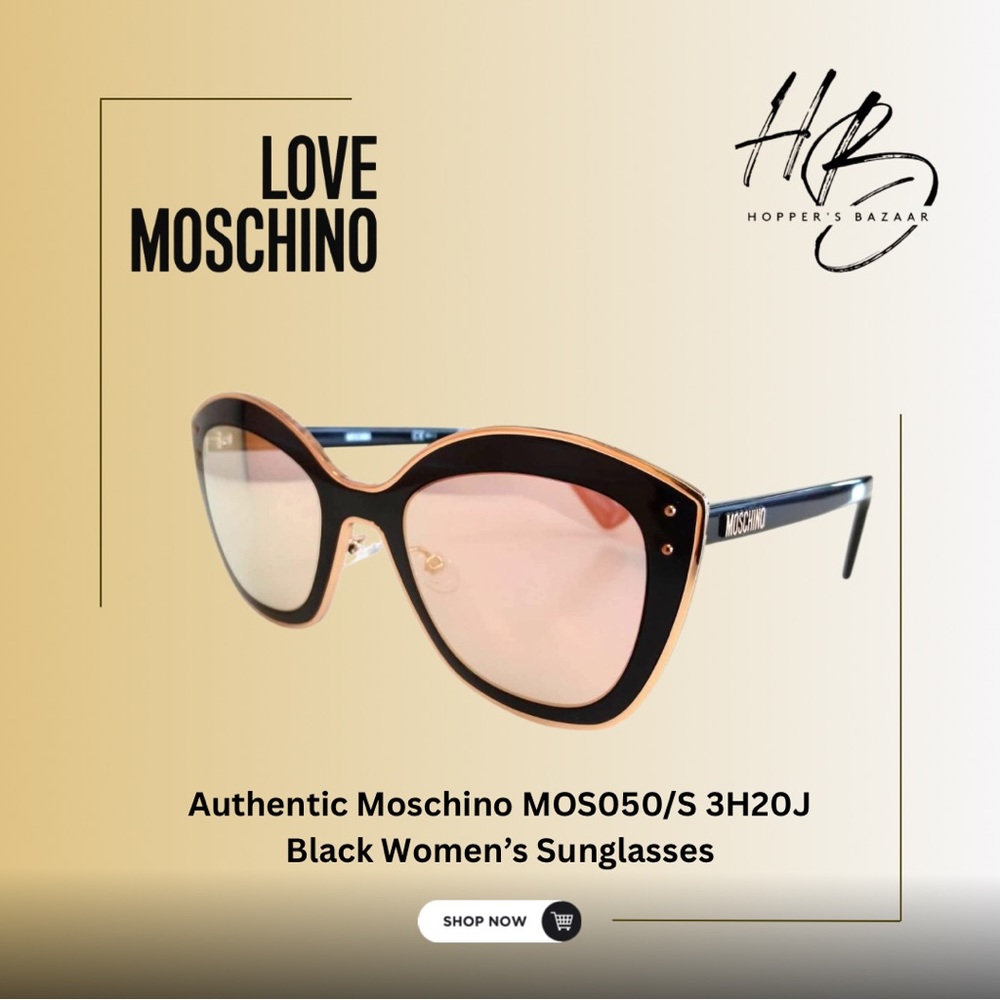 Authentic Moschino MOS050/S 3H20J
Black Women’s Sunglasses